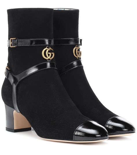 gucci shoes black boots|all black Gucci boots.